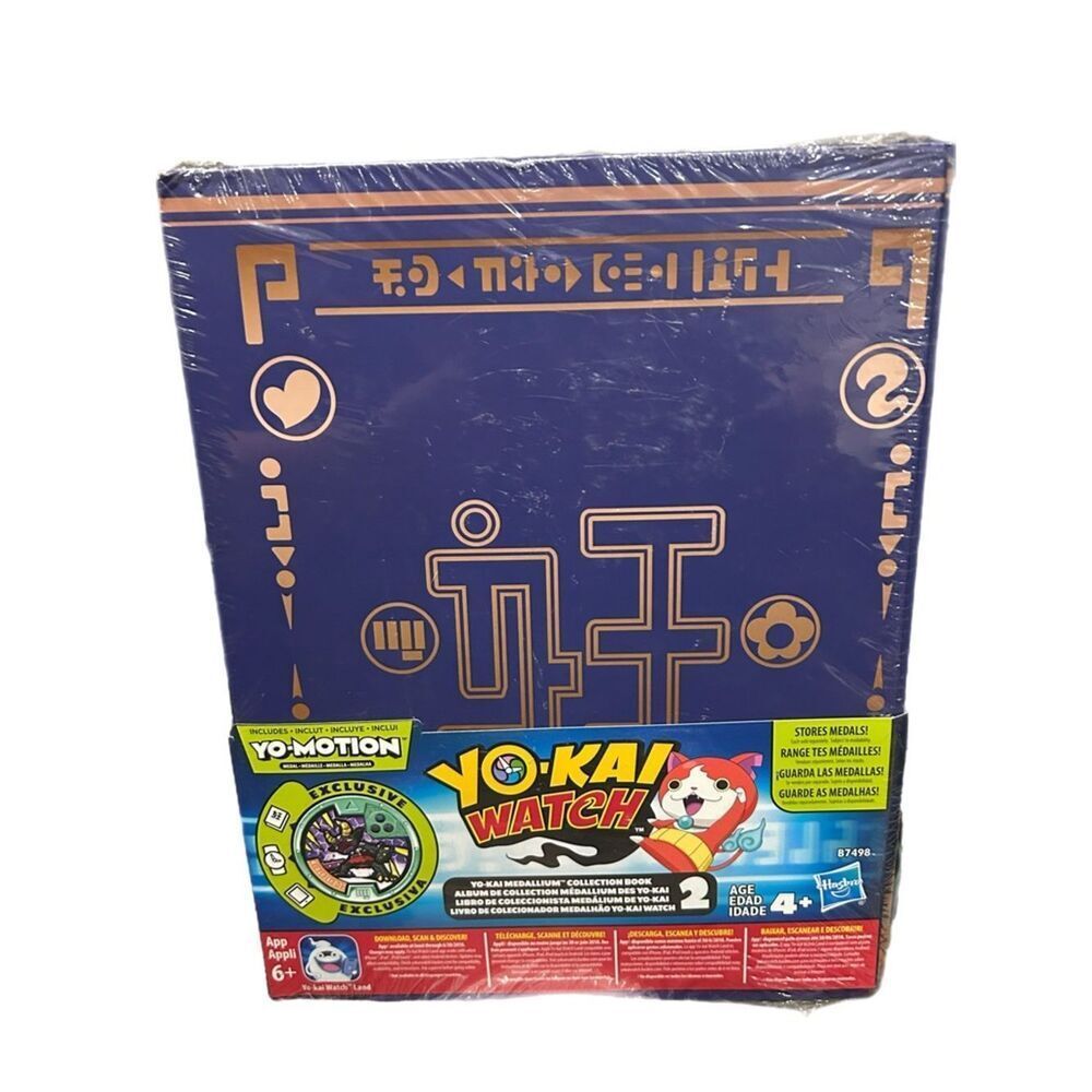 Blue Yokai YO-Kai Watch Hasbro Binder Yukai And Exclusive Medal New Sealed